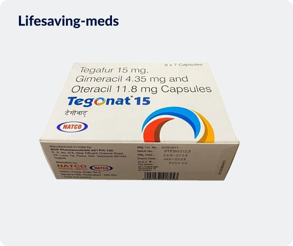 Tegonat 15mg Capsule